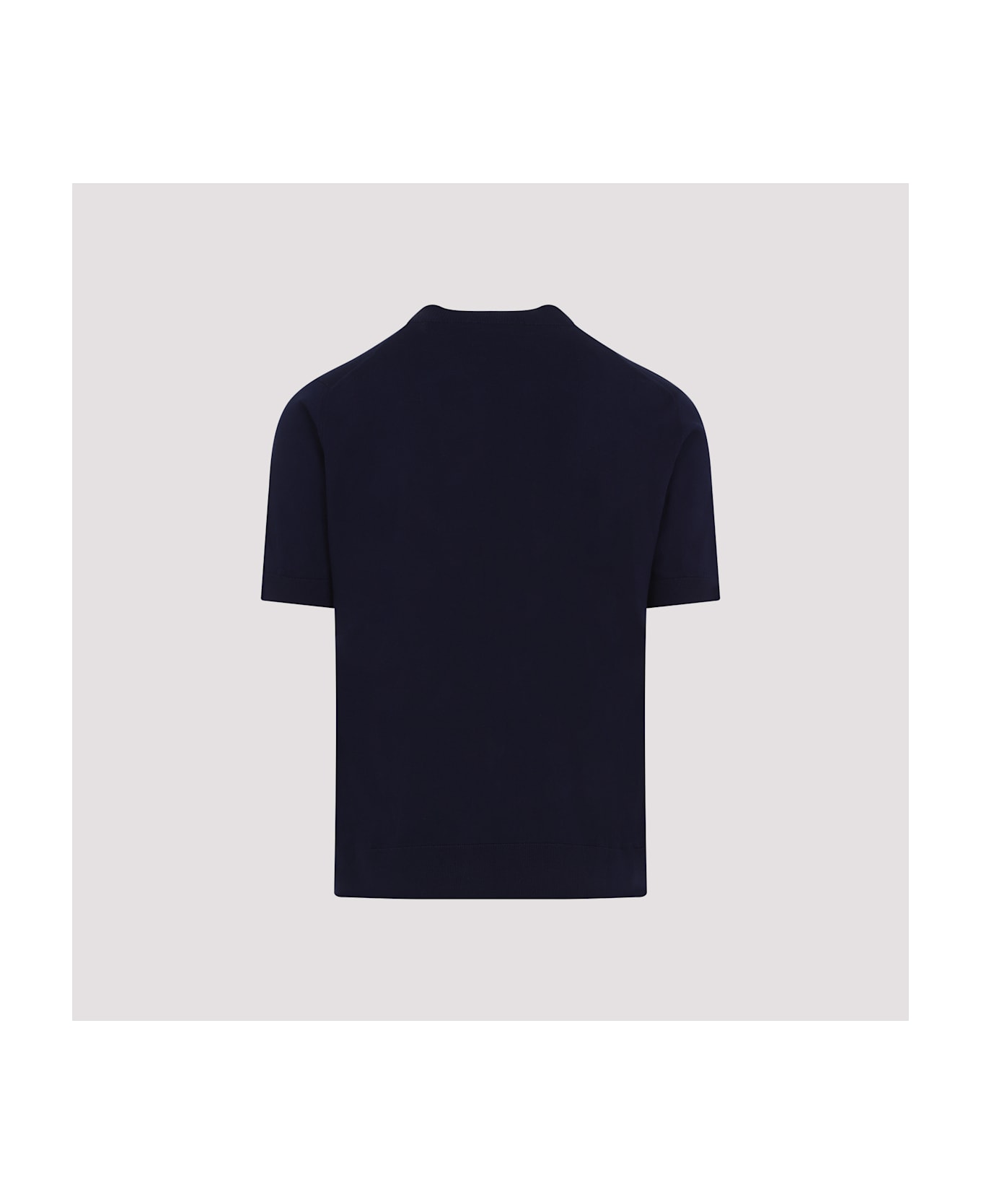 Etro Fine Jersey T-shirt With Decorative Linking - Blue