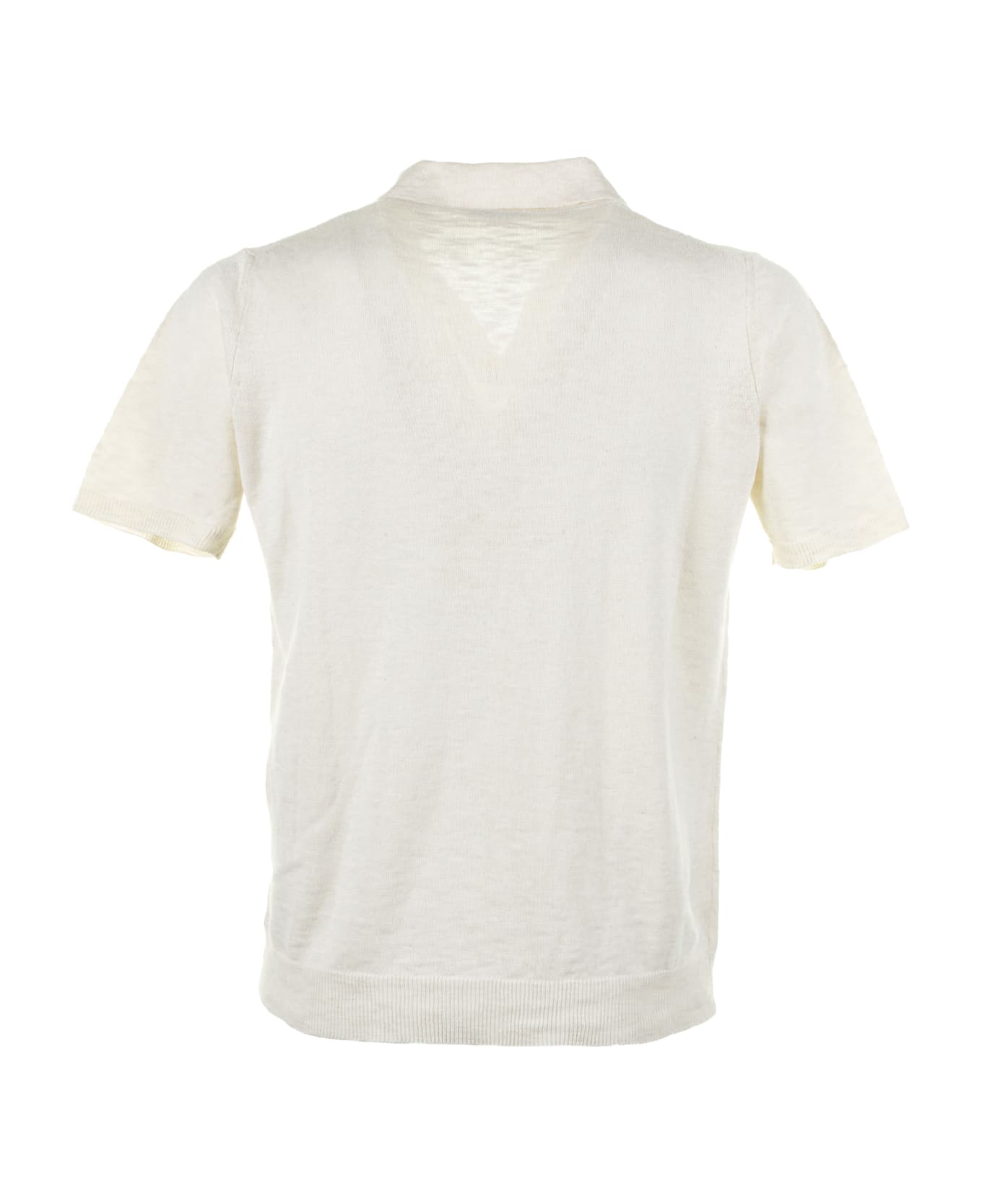 Seventy White Short-sleeved Polo Shirt - BIANCO ポロシャツ