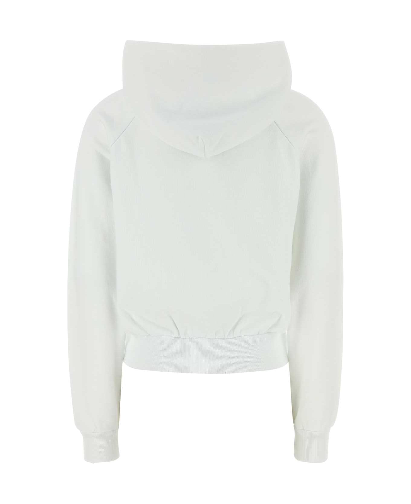 Prada White Cotton Sweatshirt - BIANCO