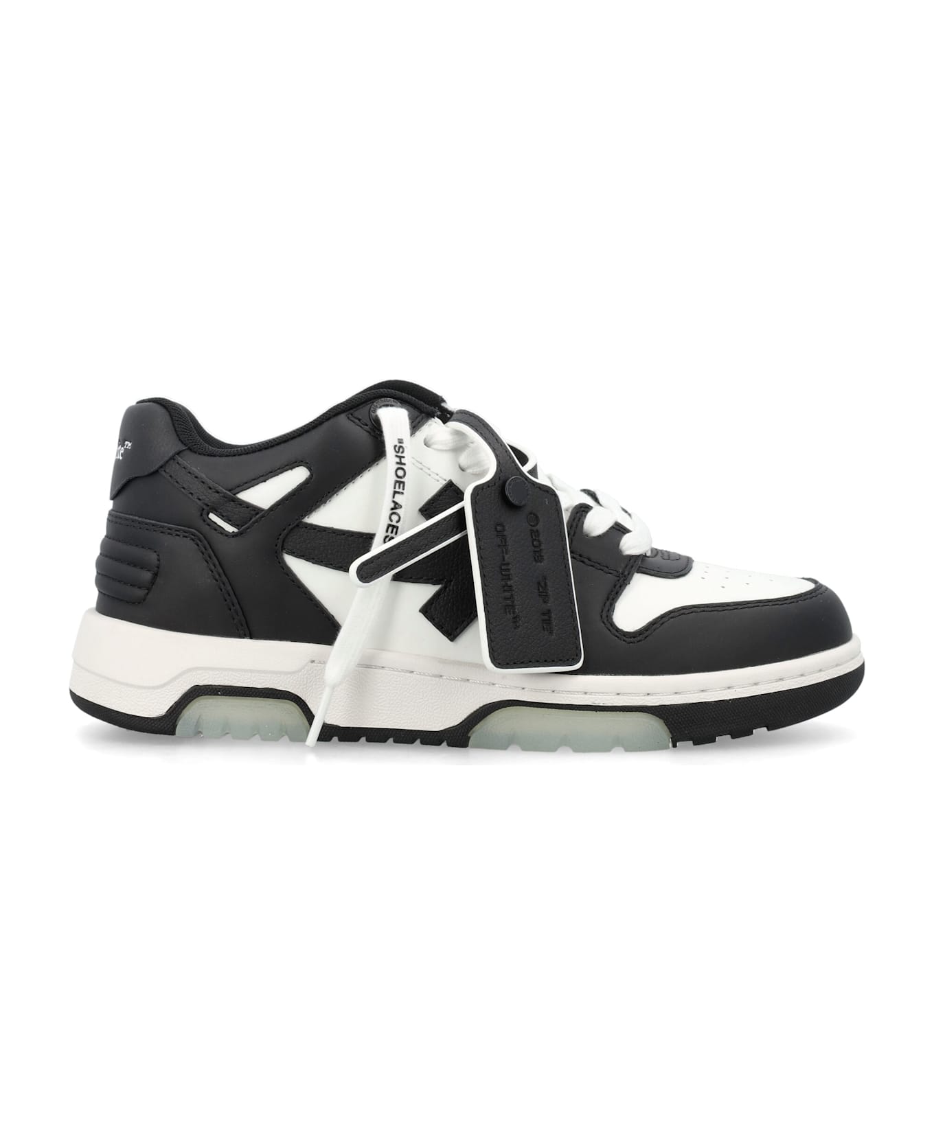 Off-White Out Of Office Low-top Leather Sneakers - WHITE BLACK