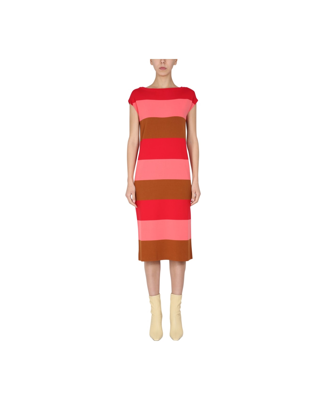 Woolrich Long Knit Dress - MULTICOLOUR