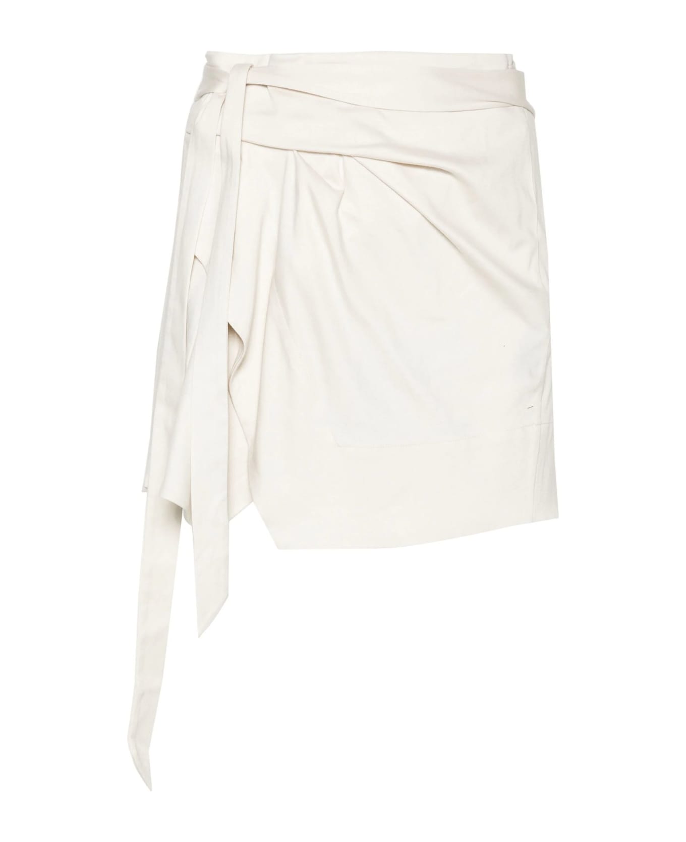 Isabel Marant Berenice Wrap Cotton Skirt - Beige スカート