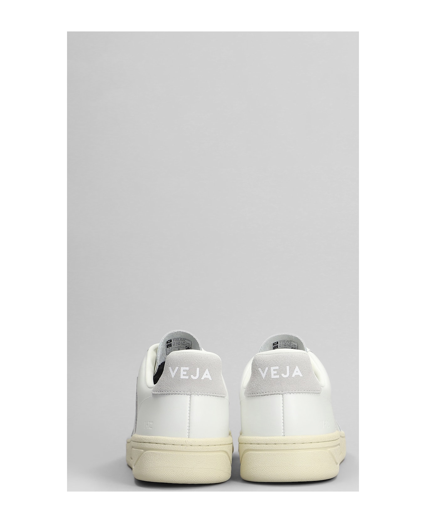Veja V-12 Sneakers In White Leather - white