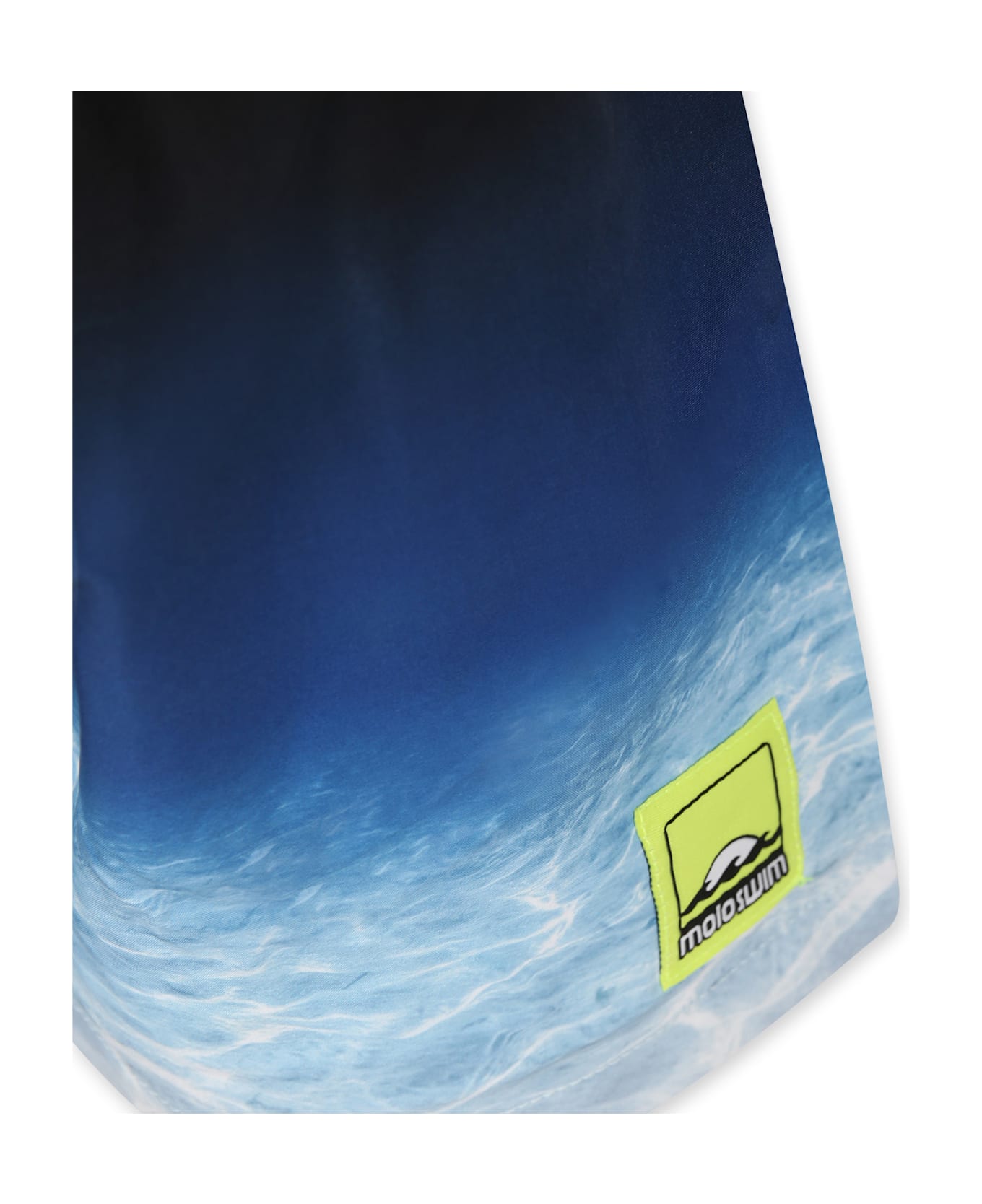 Molo Blue Swim Shorts For Boy With Shark - Blue