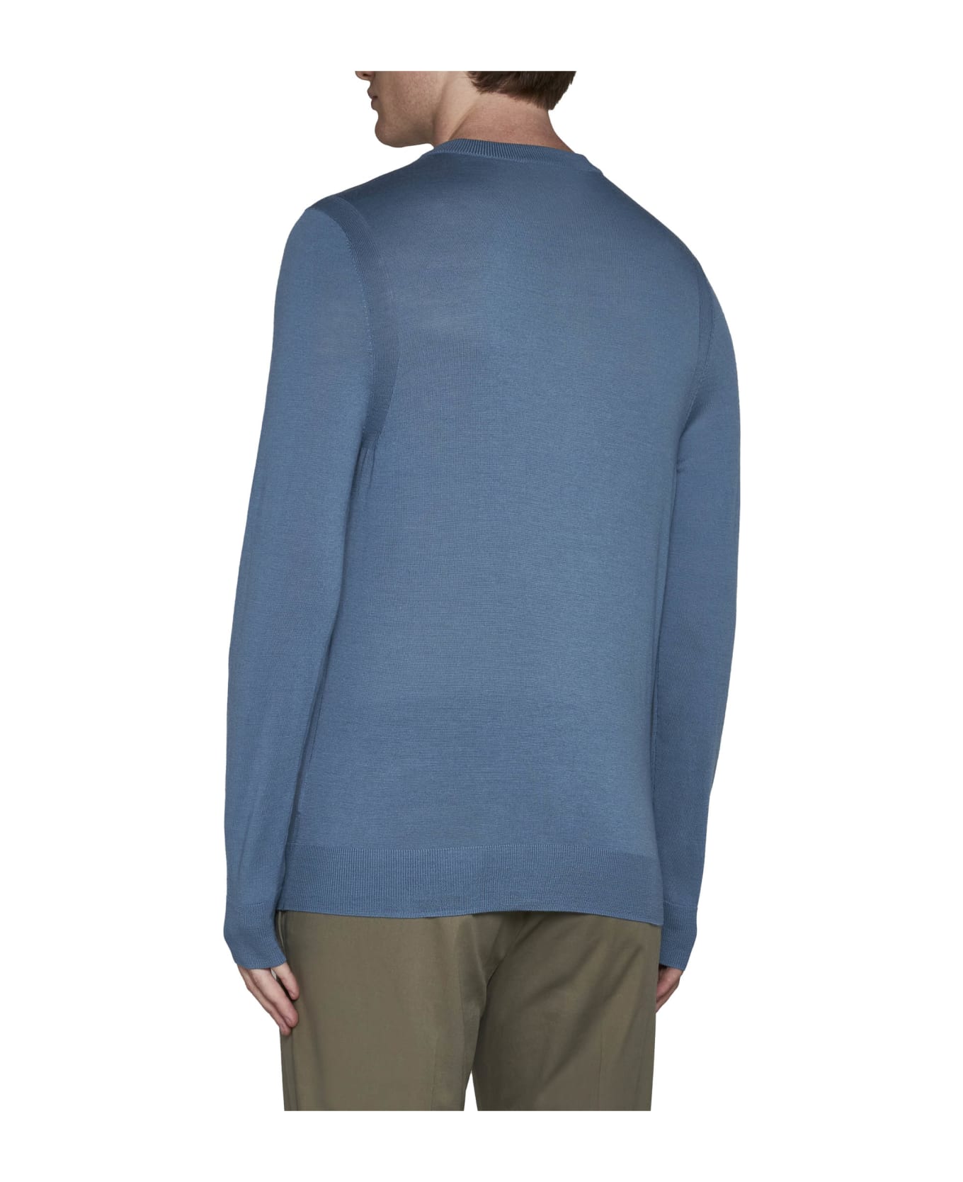 Paul Smith Sweater With Logo - Ptblu