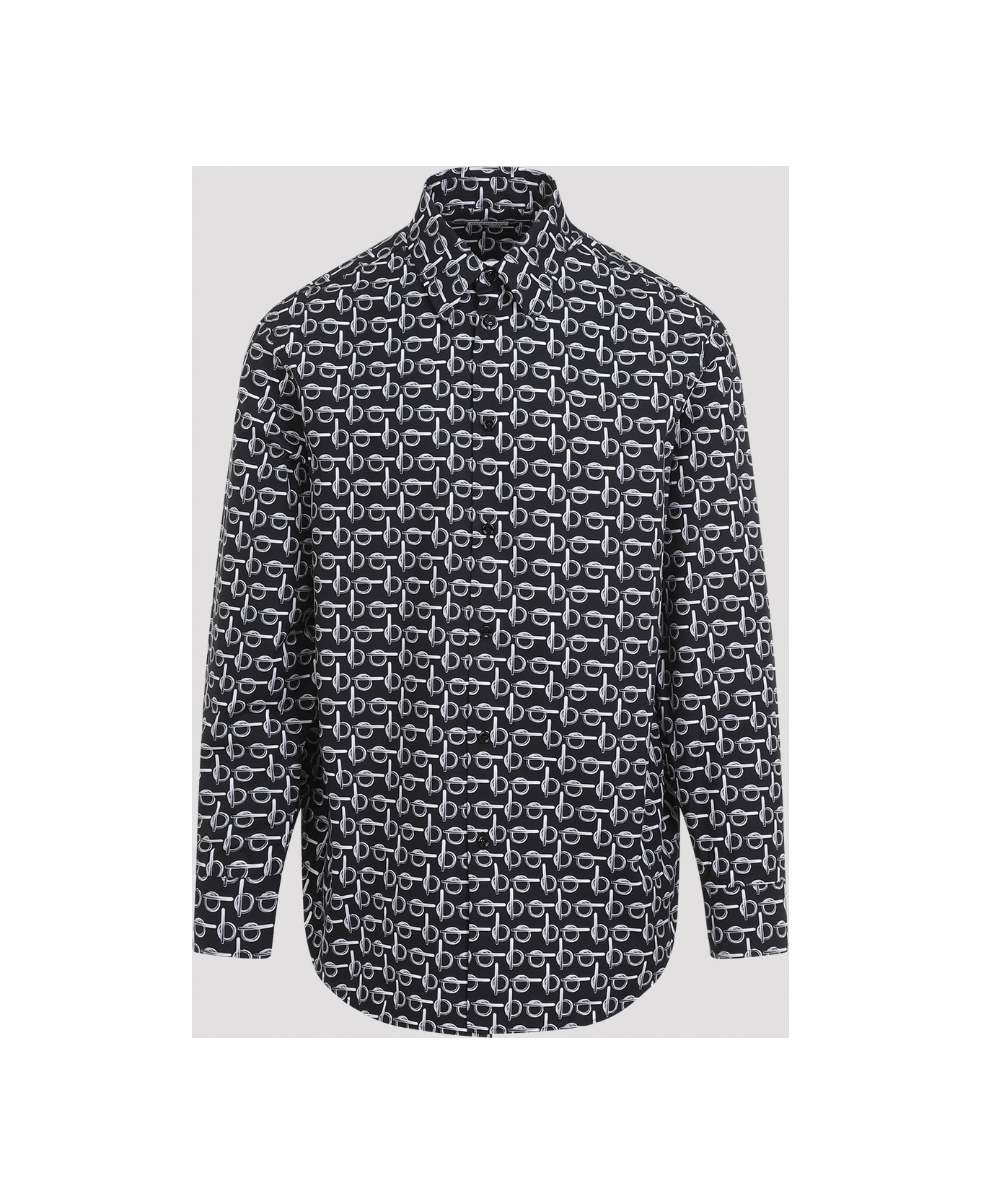 Burberry Shirt - Silver Black