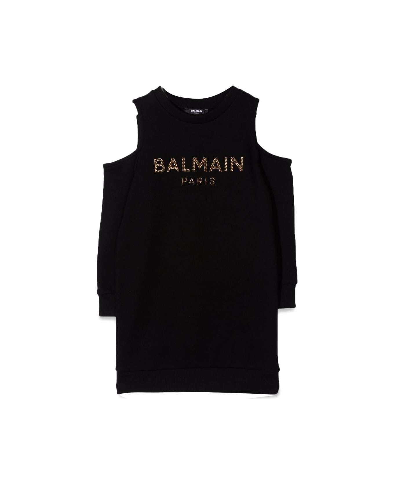 Balmain Logo Dress - BLACK