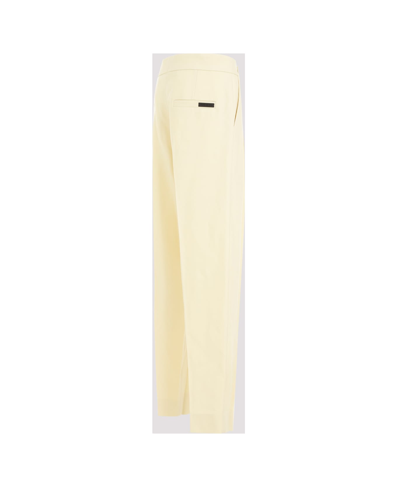 Fear of God Single Pleat Tapered Trousers - Lemon Cream