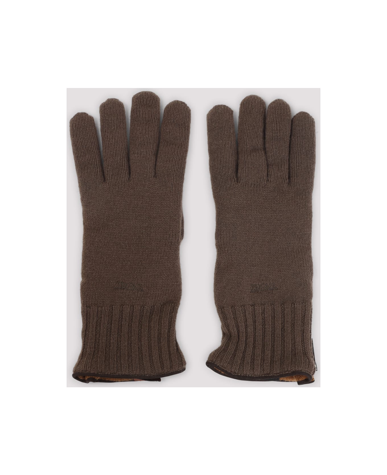 Zegna Oasi Gloves - Marrone Medio Unito
