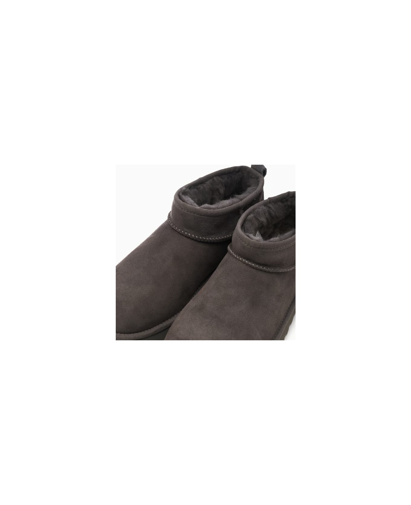 UGG W Classic Ultra Mini Ankle Boots - Grigio