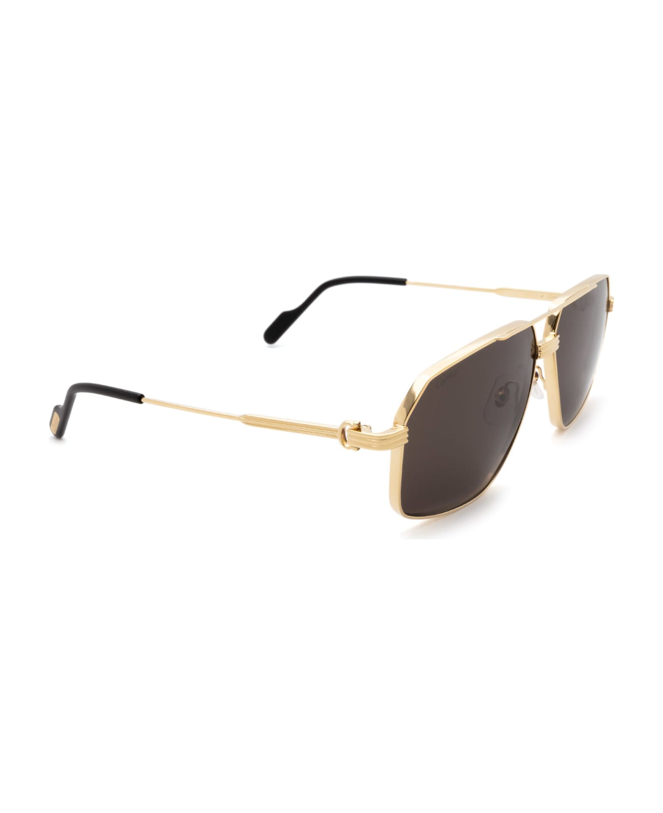 Cartier Eyewear Ct0270s Gold Sunglasses | italist