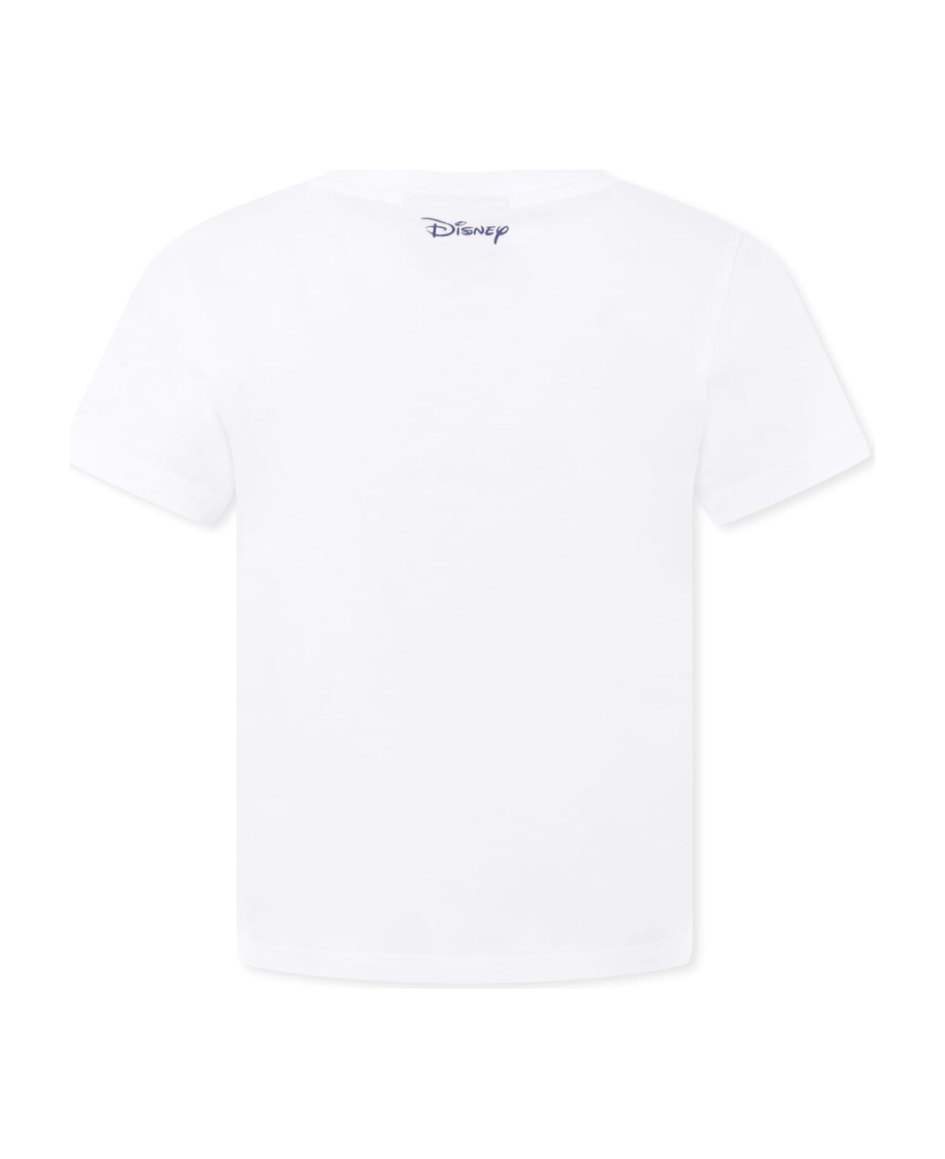 MC2 Saint Barth White T-shirt For Girl With Minnie - White Tシャツ＆ポロシャツ