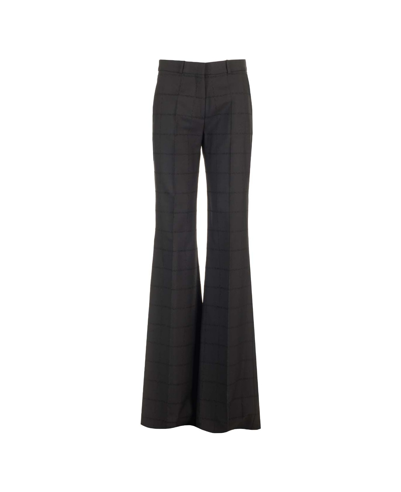 Del Core Tailored Boot Cut Trousers - Black