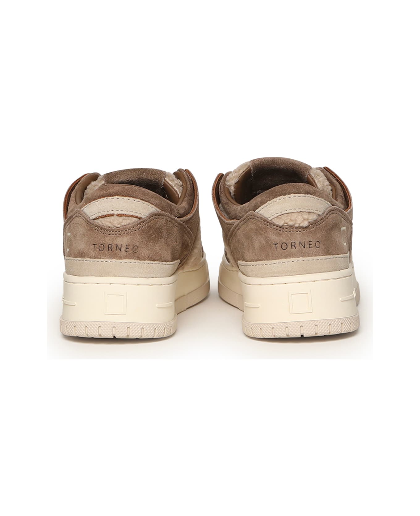 D.A.T.E. Torneo Teddy Sneakers - Beige