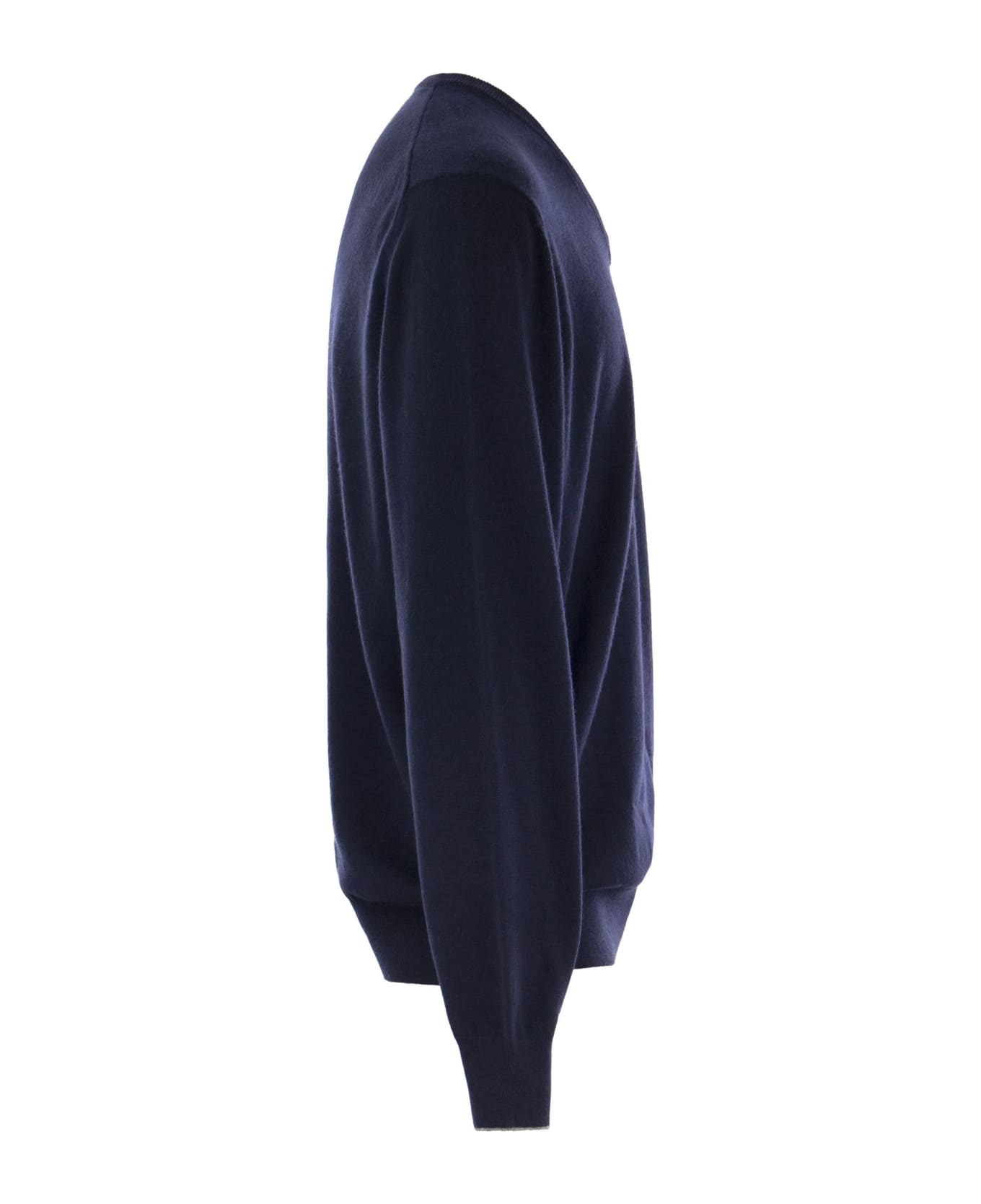 Brunello Cucinelli Cashmere Sweater - Navy Blue