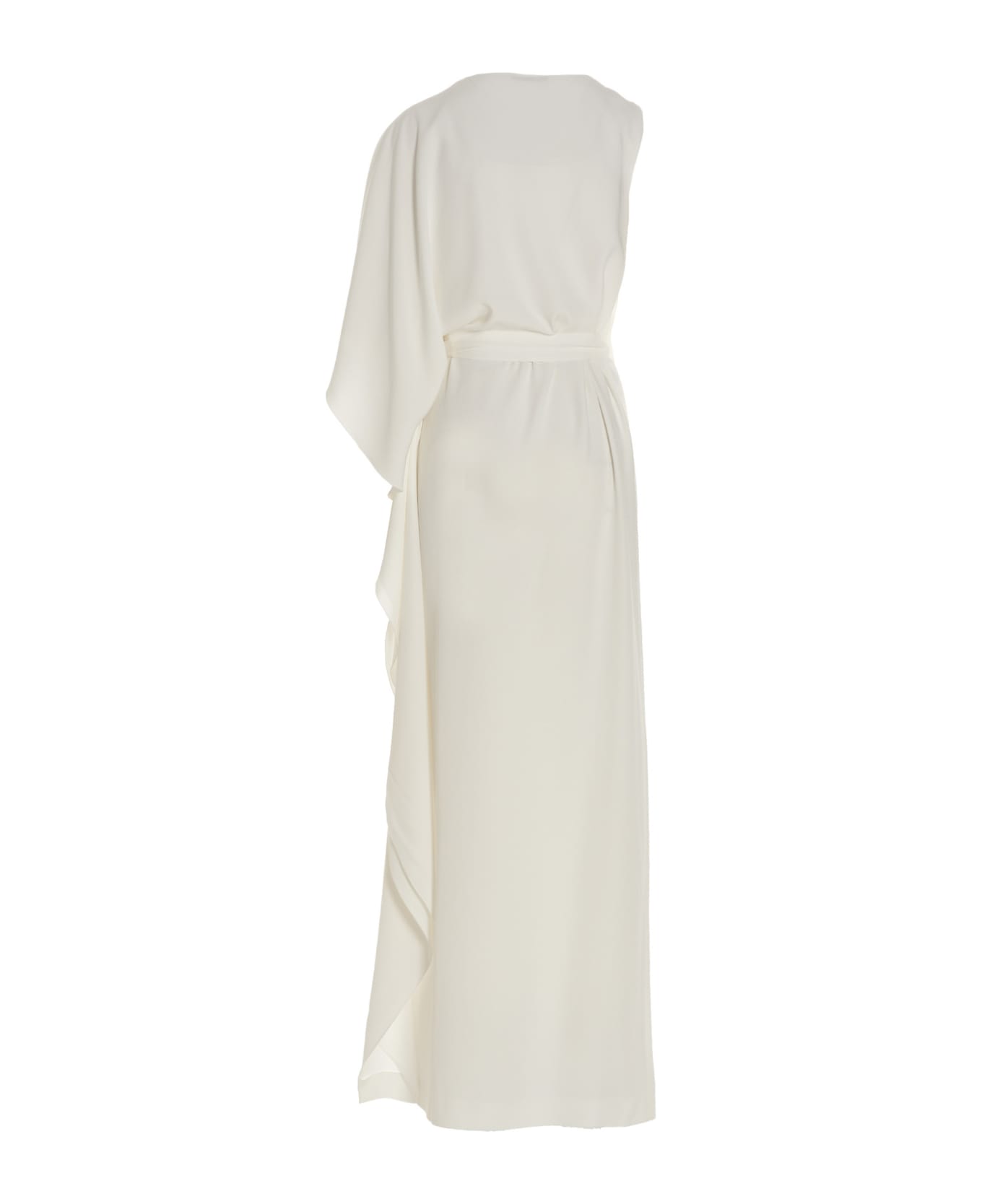 Alberta Ferretti Draped Dress - White ワンピース＆ドレス