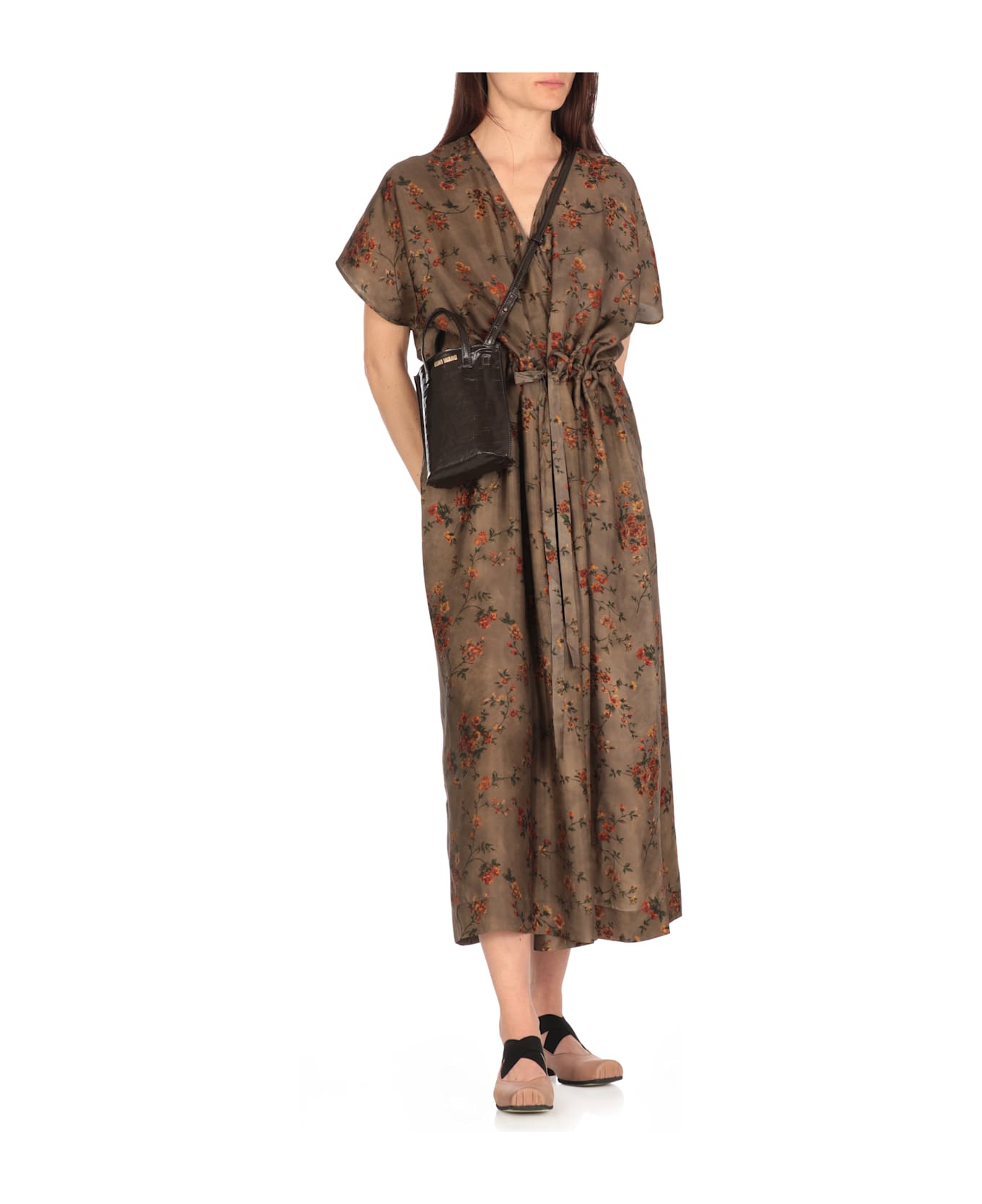 Uma Wang Small Case Canvas Bag - BROWN