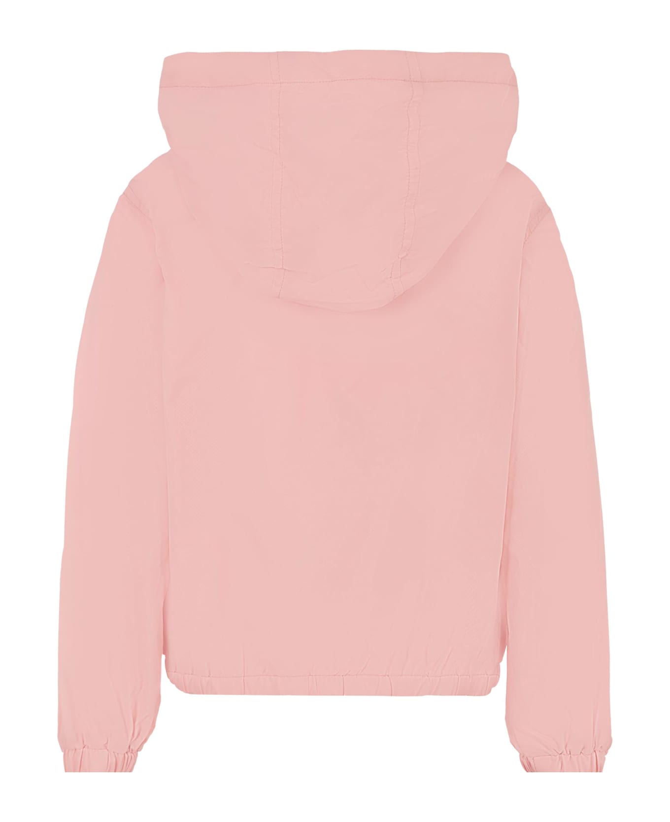 Moschino Pink Windbreaker Jacket For Girl With Teddy Bear - Pink
