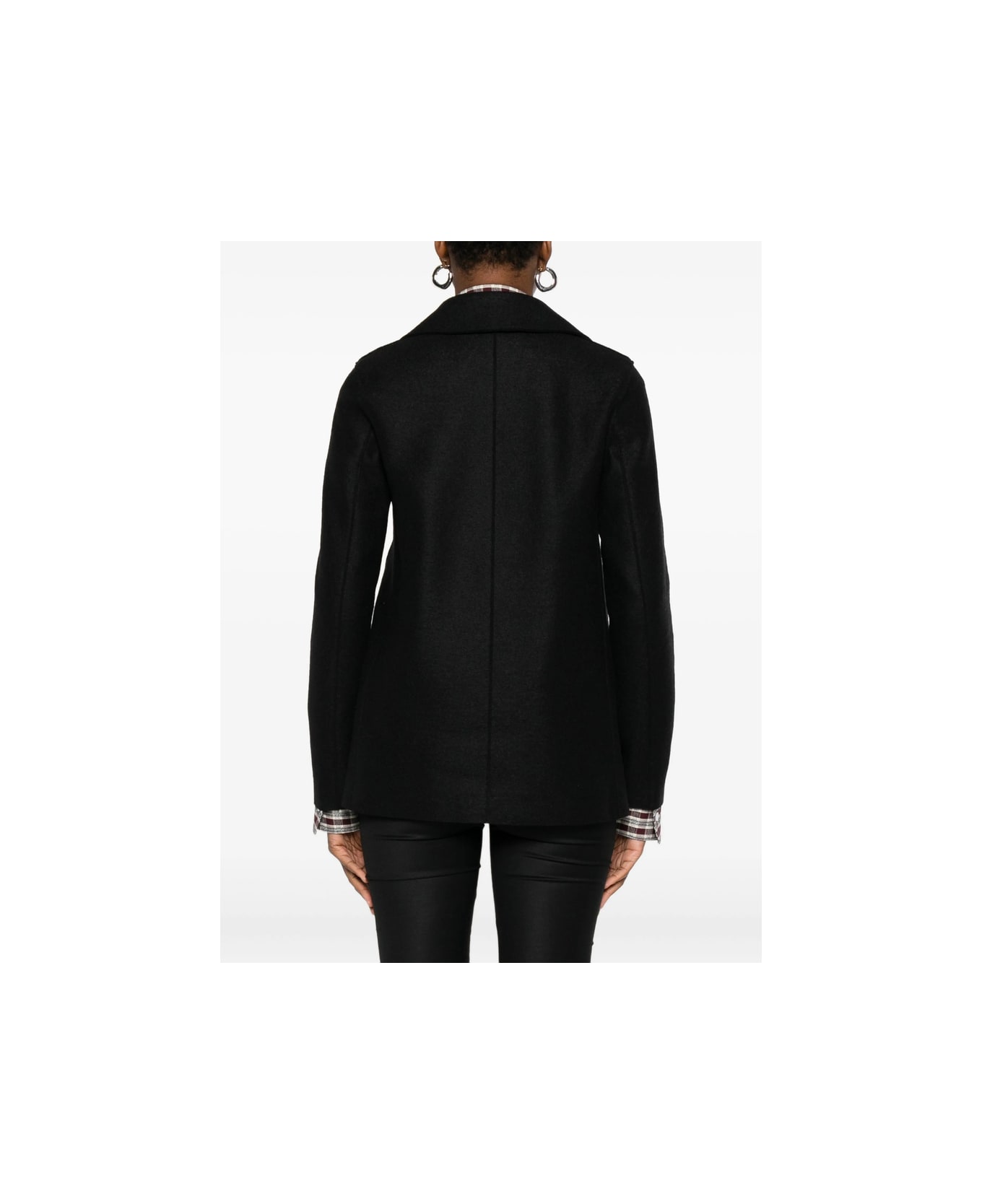 Harris Wharf London Cape - BLACK