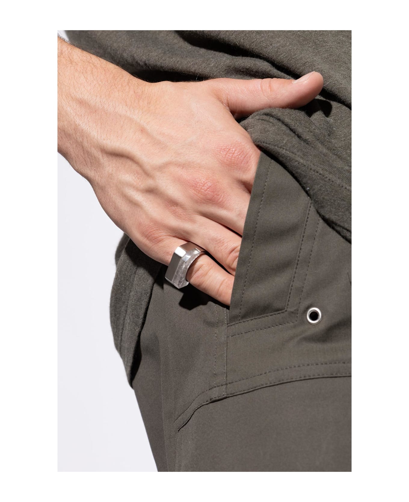 Rick Owens Brass Ring - SILVER