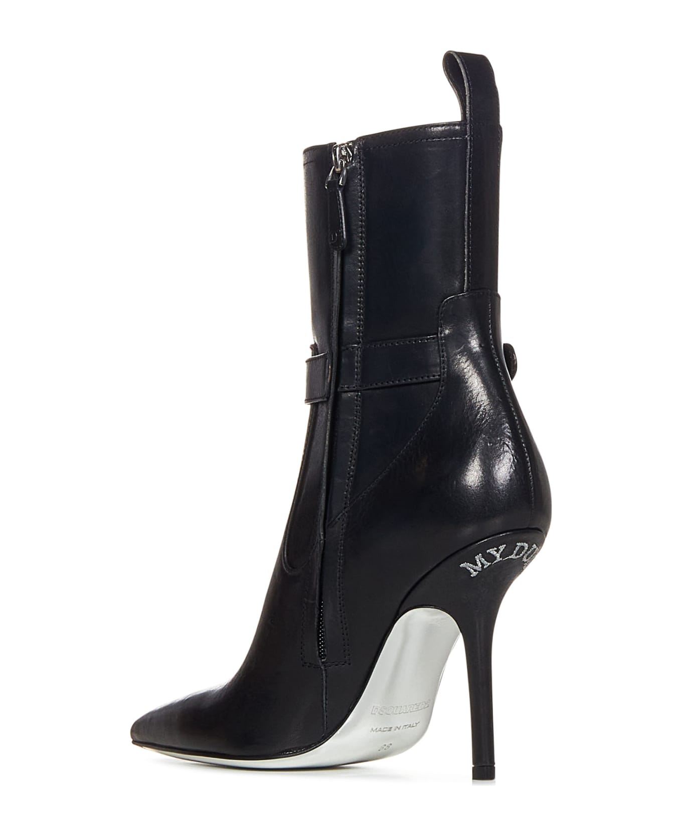 Dsquared2 Rodeo Girl Heeled Ankle Boots - Black ブーツ