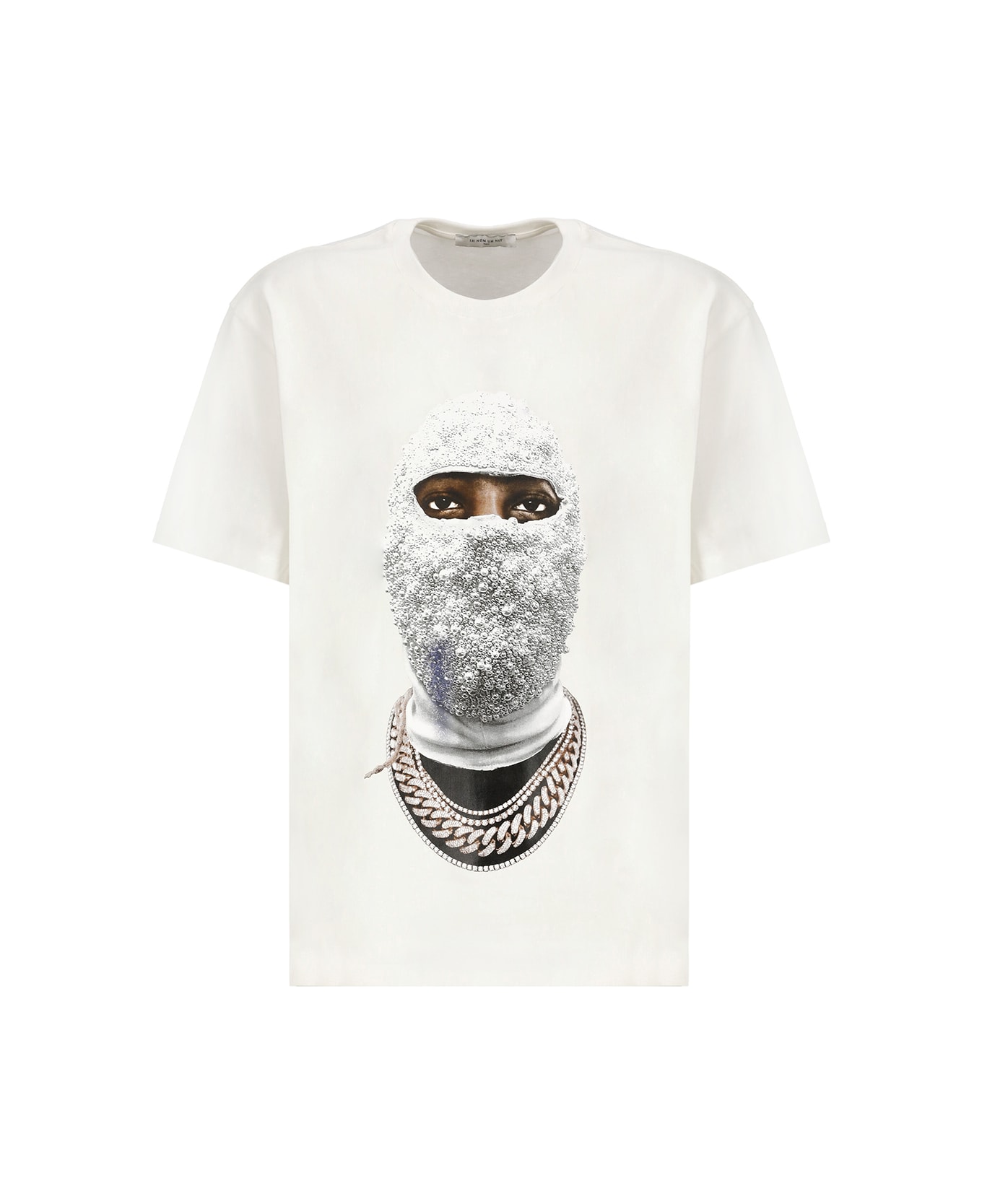 ih nom uh nit Mask Future T-shirt - White シャツ
