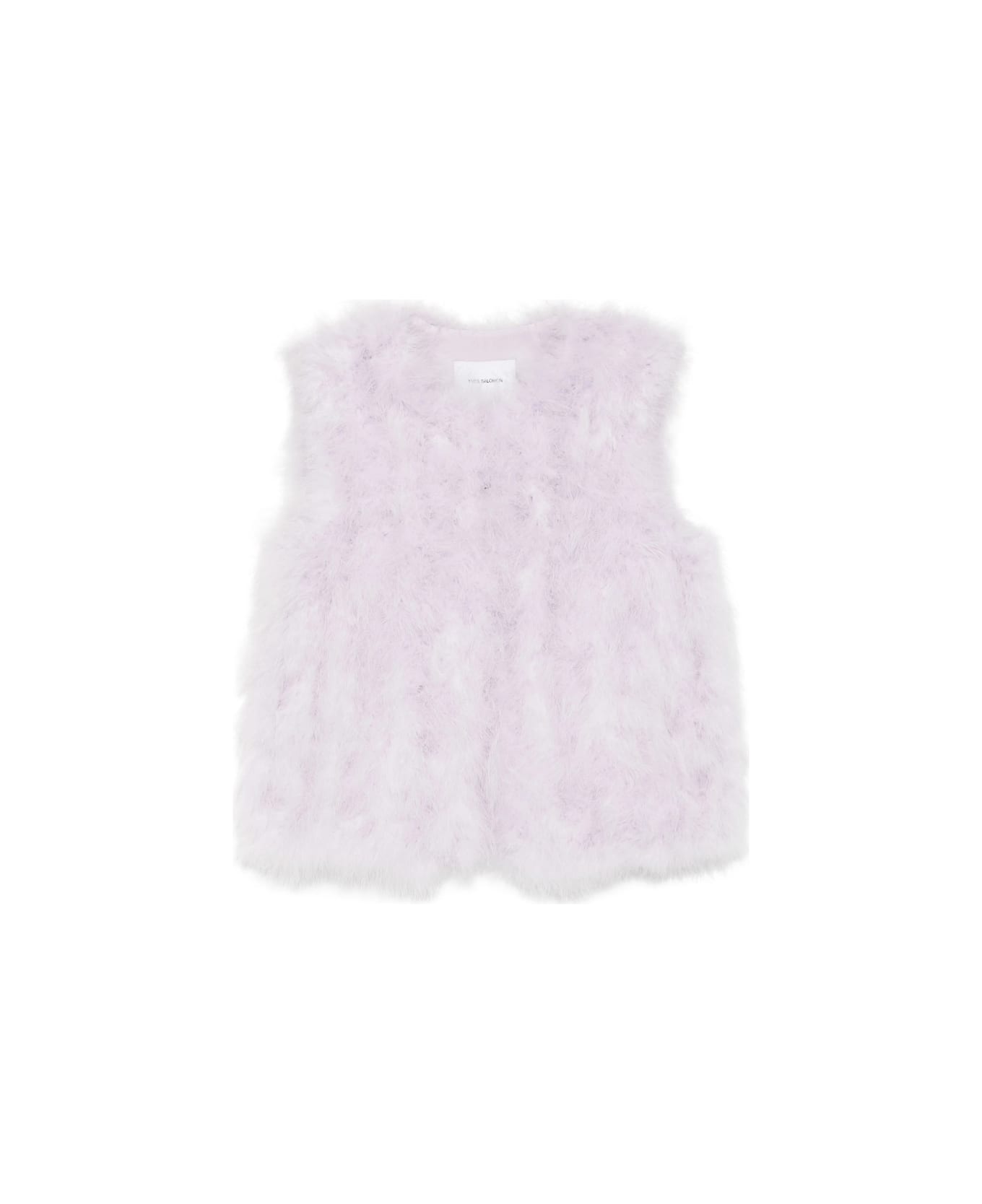 Yves Salomon Waistcoat - PURPLE