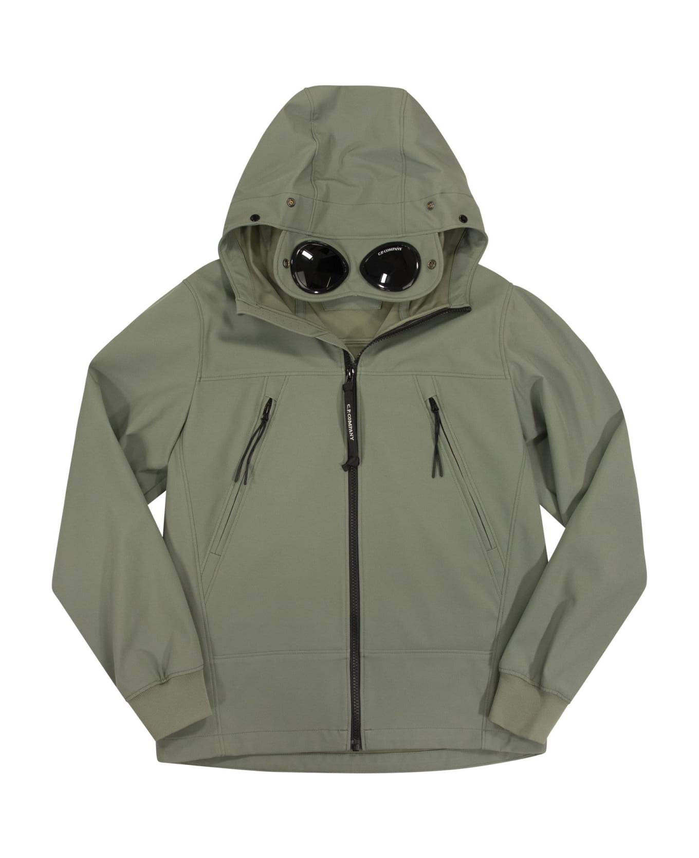 C.P. Company Goggle Hooded Jacket - Green