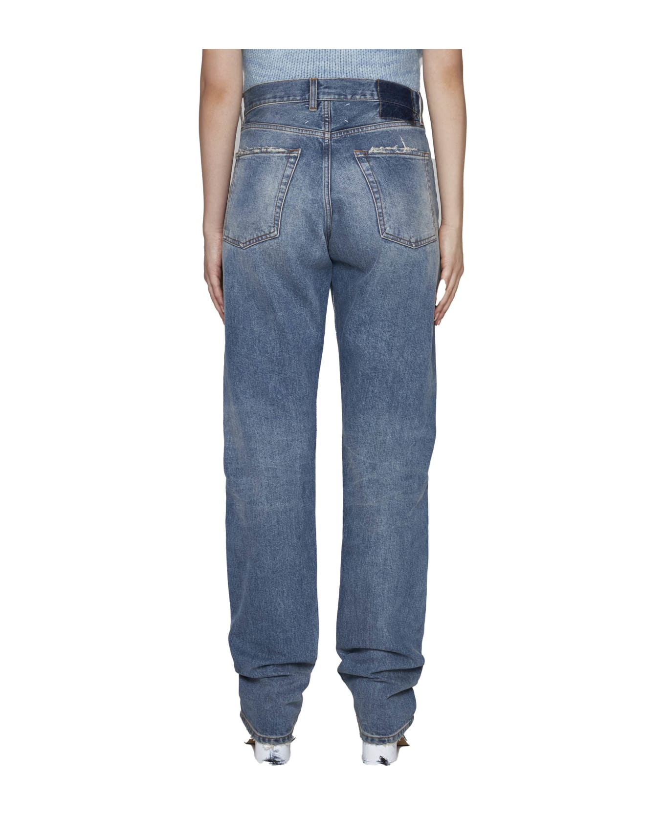 Maison Margiela Loose Jeans With Straight Cut - Denim デニム