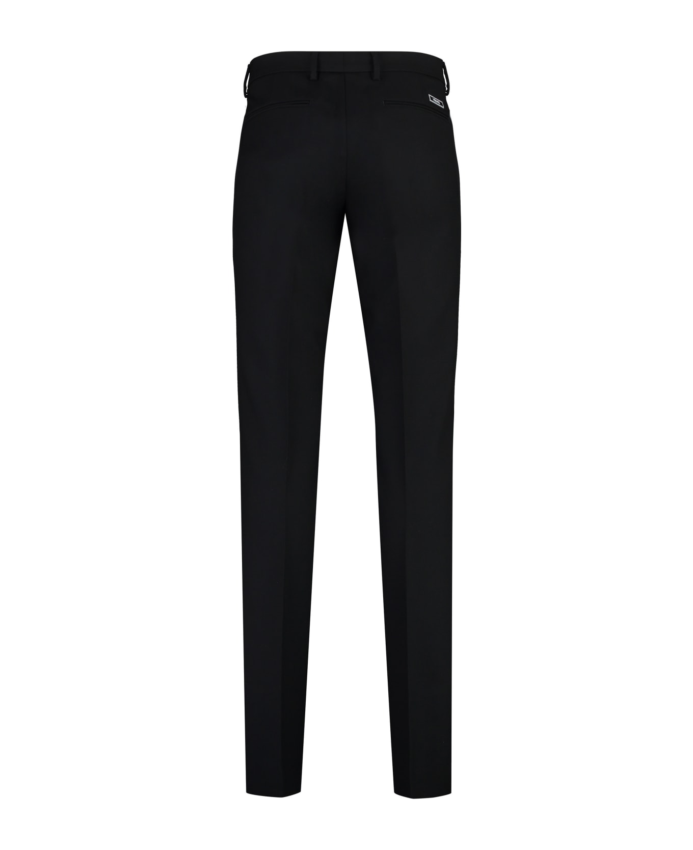 Versace Virgin Wool Trousers - black
