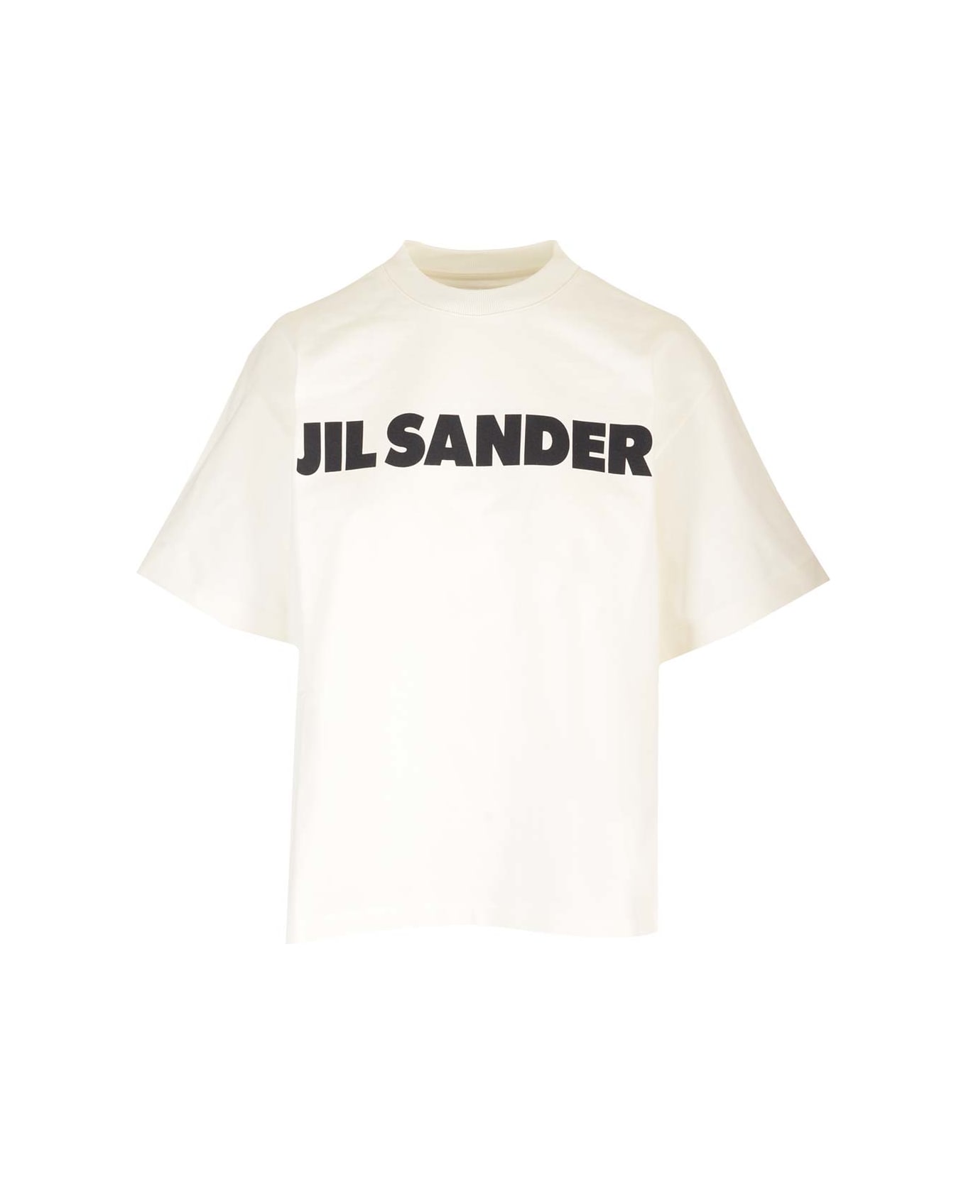 Jil Sander Classic Signature T-shirt - PORCELAIN
