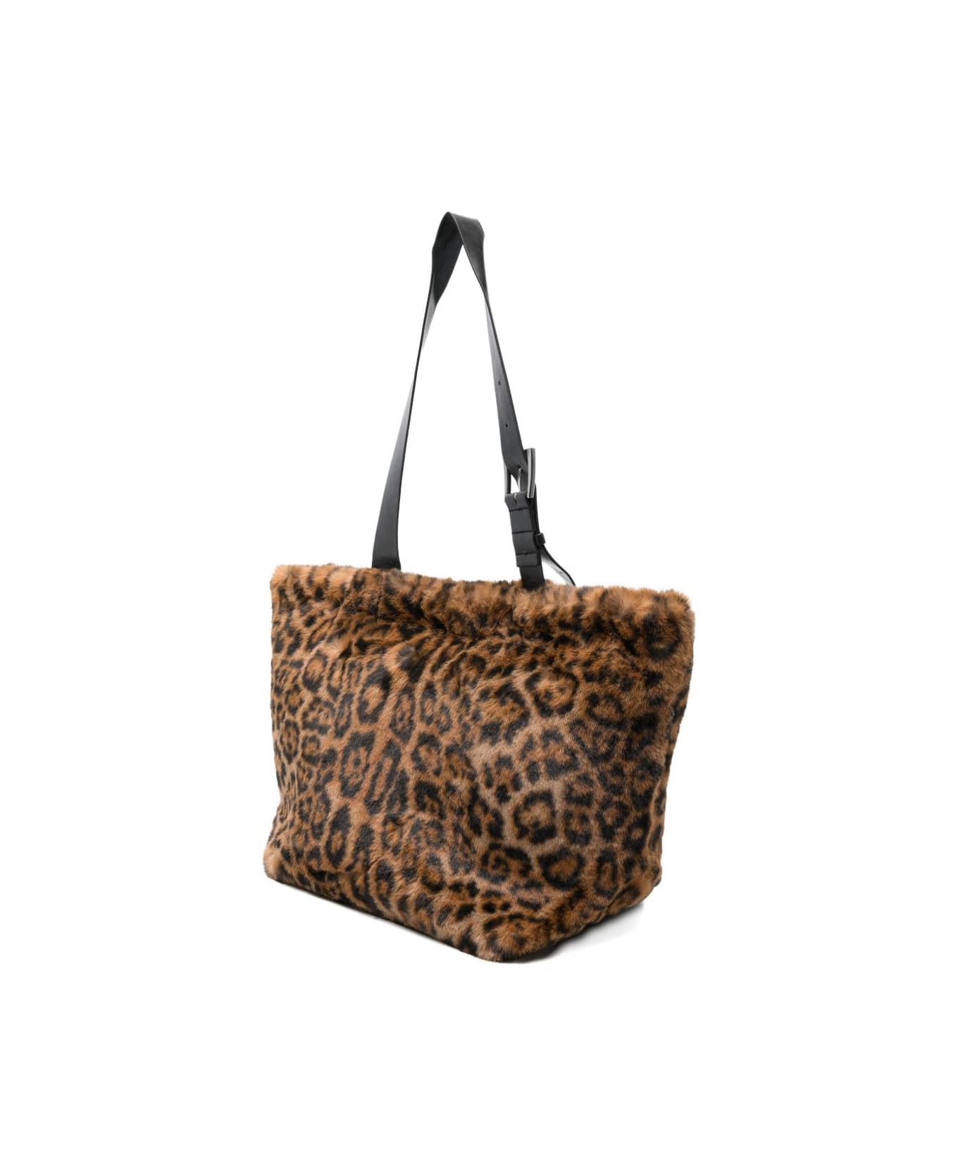 Apparis Esti Leopard Tote Bag - Brown
