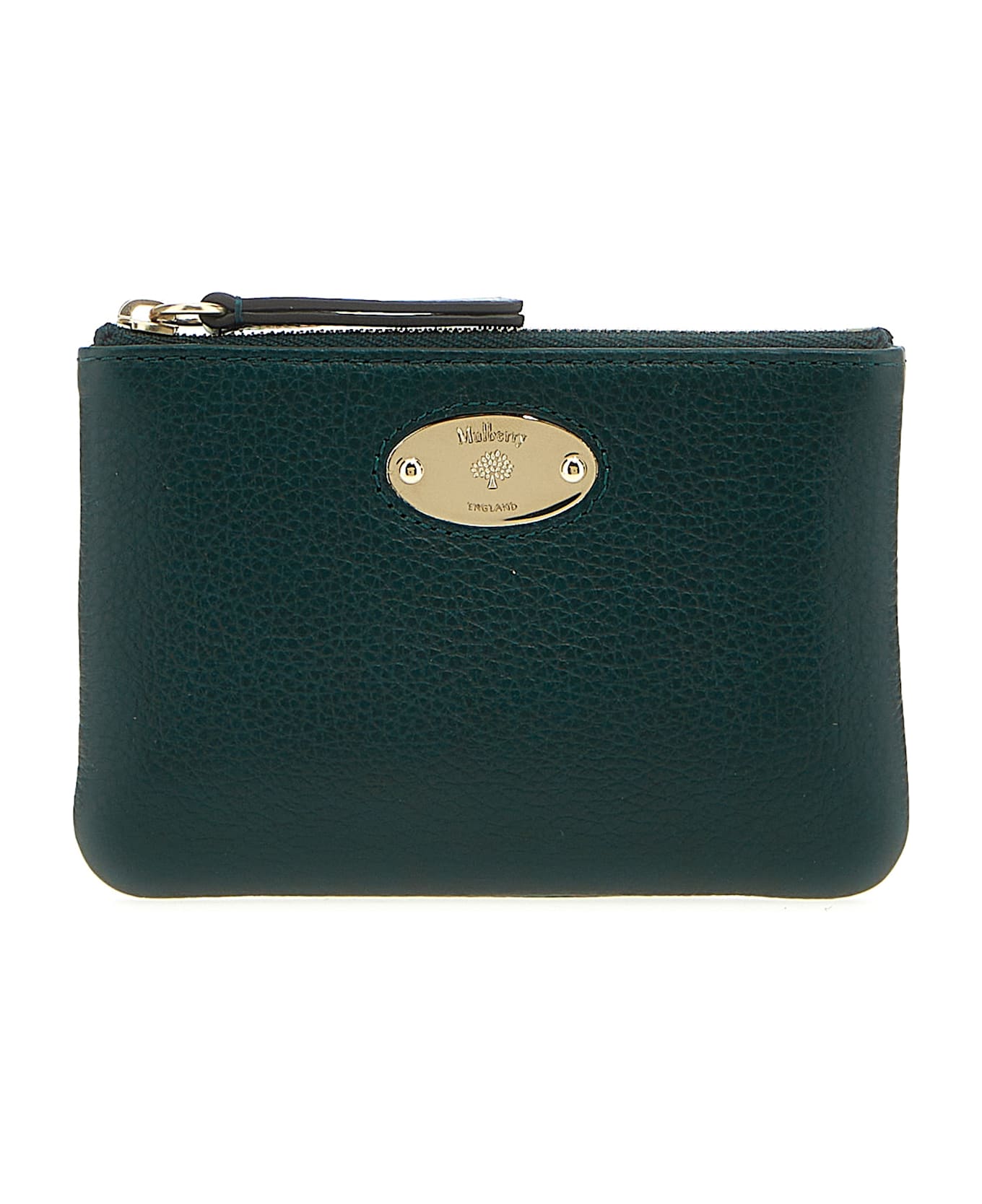 Mulberry Plaque Small Wallet - Green