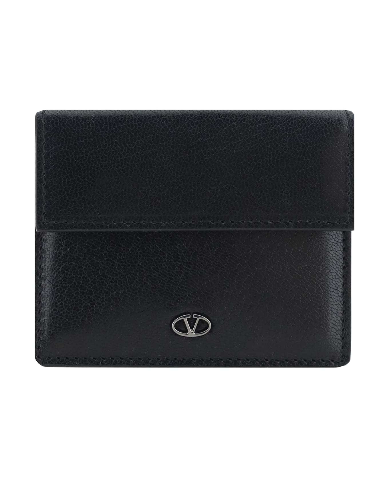 Valentino Garavani Card Holder - Nero/cacao