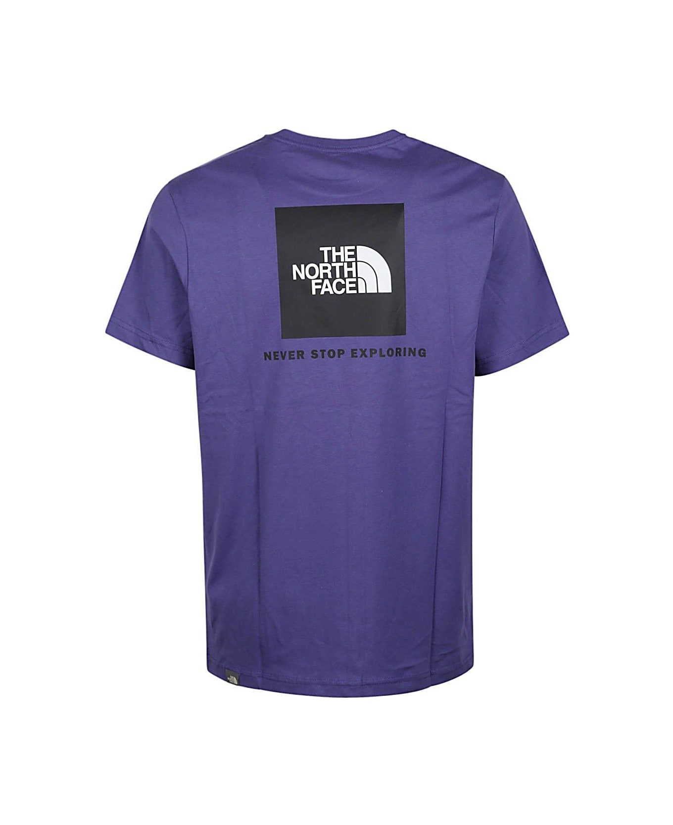 The North Face Logo Patch Crewneck T-shirt - NAVY