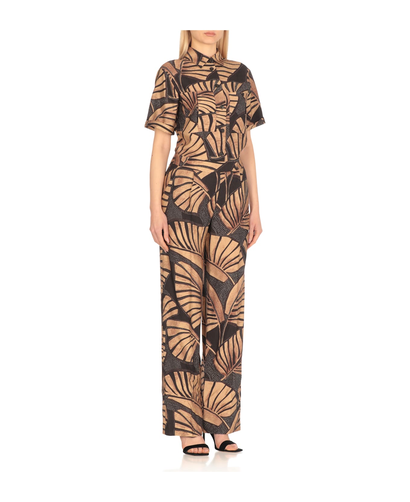 PT Torino Jumpsuit With Pattern - Brown