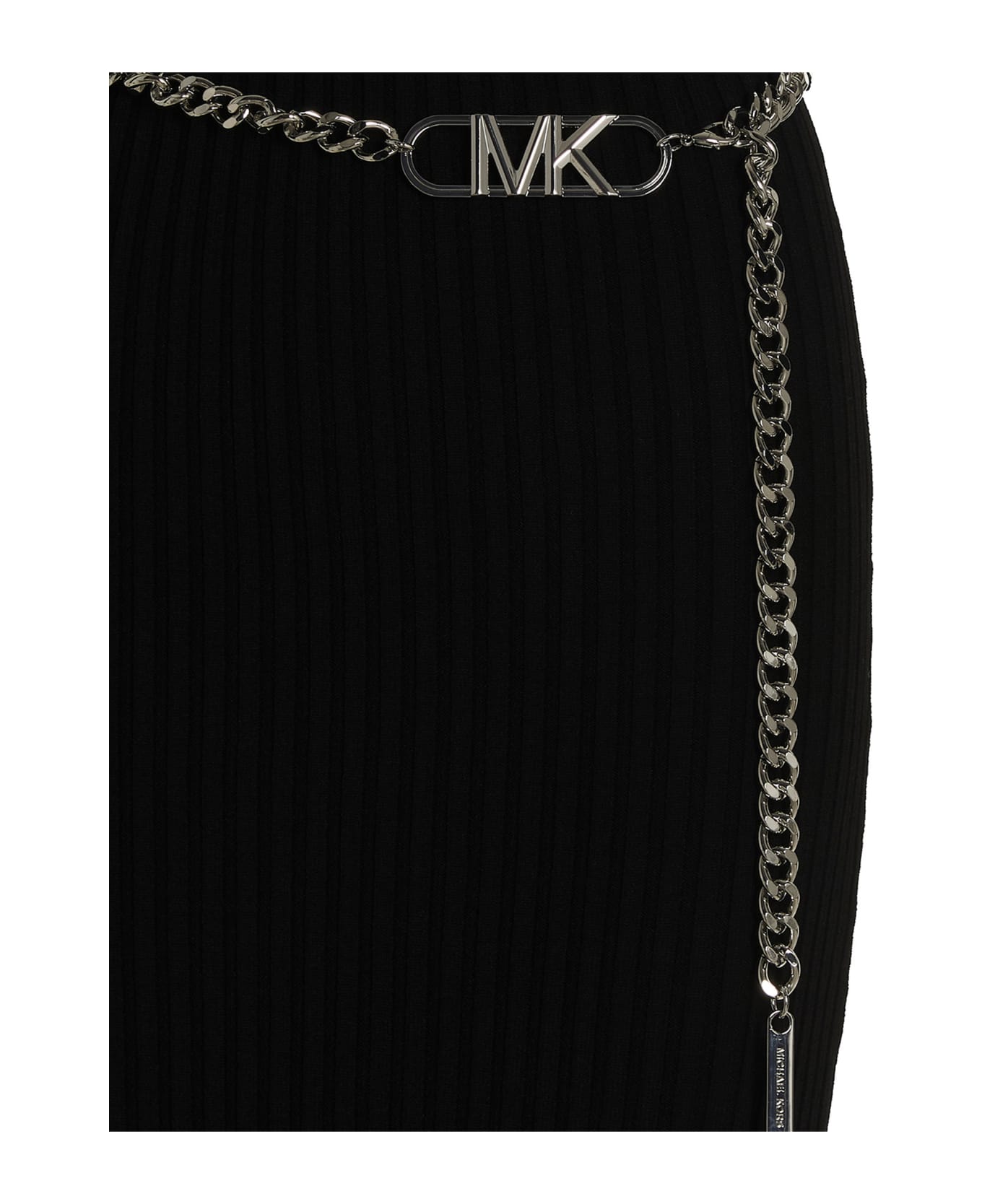 Michael Kors Metal Belt Dress - Black