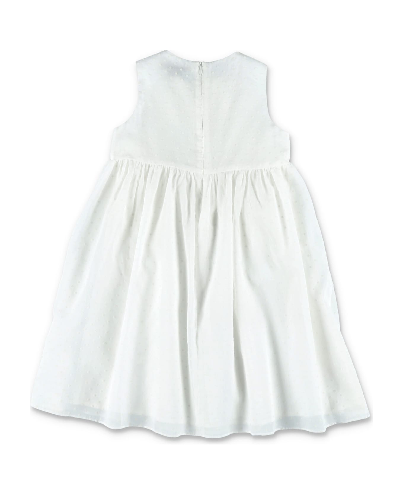 Stella McCartney Kids Plumetis Dress - WHITE