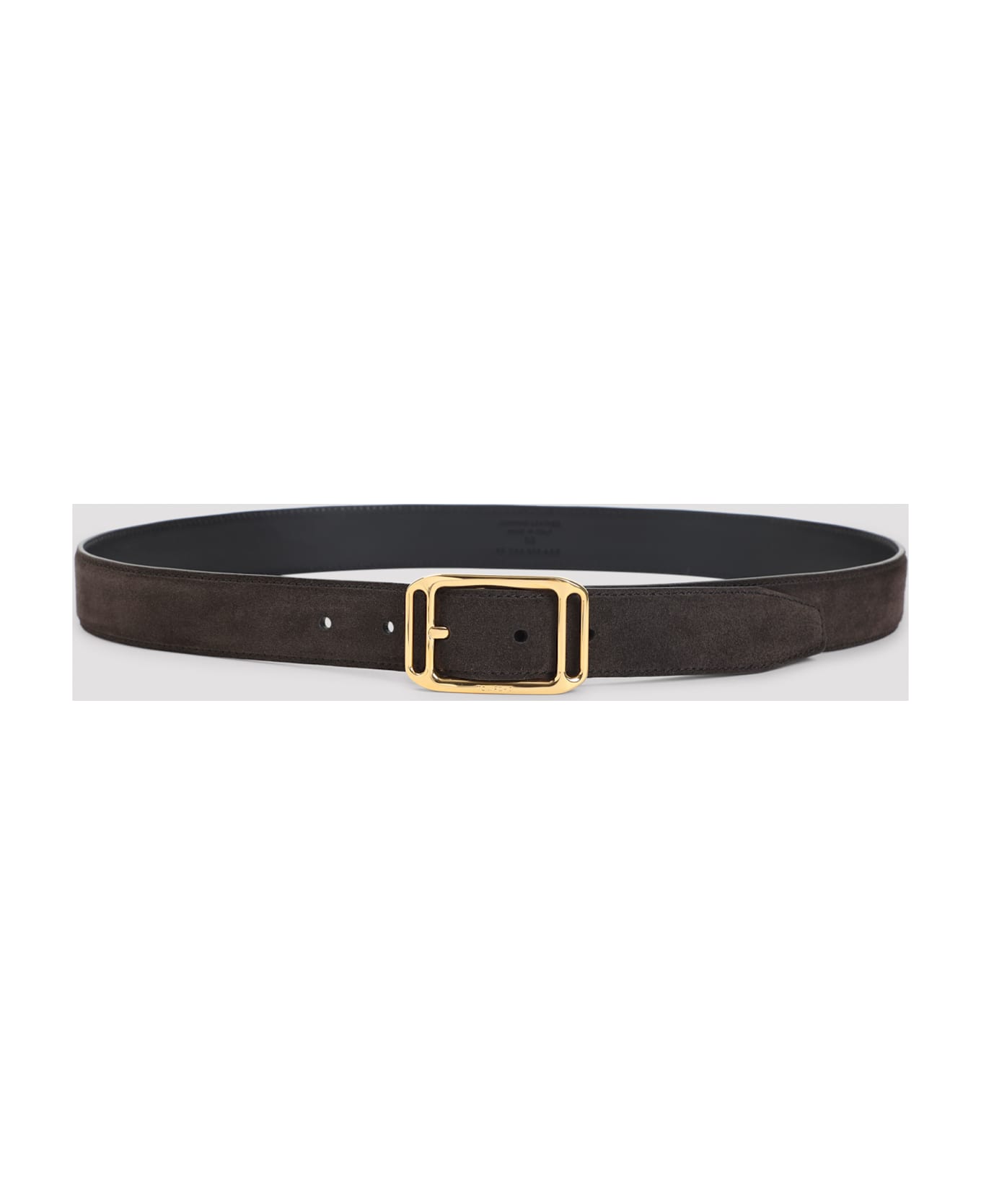 Tom Ford Suede Calf Leather Belt - Brown