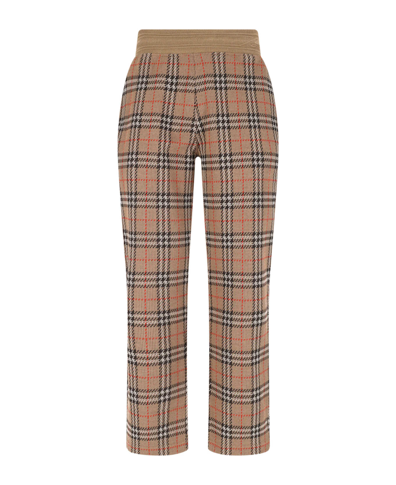 Burberry 
check
 Track Pants - Beige