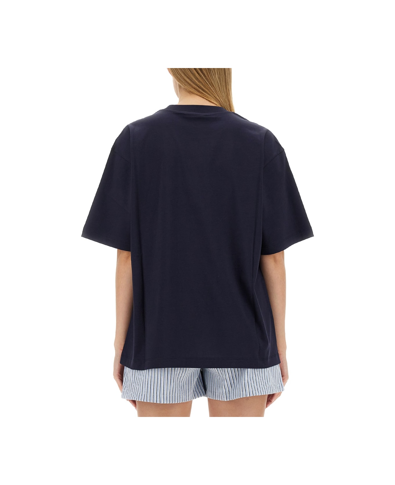 Marni T-shirt With Logo - BLUE Tシャツ