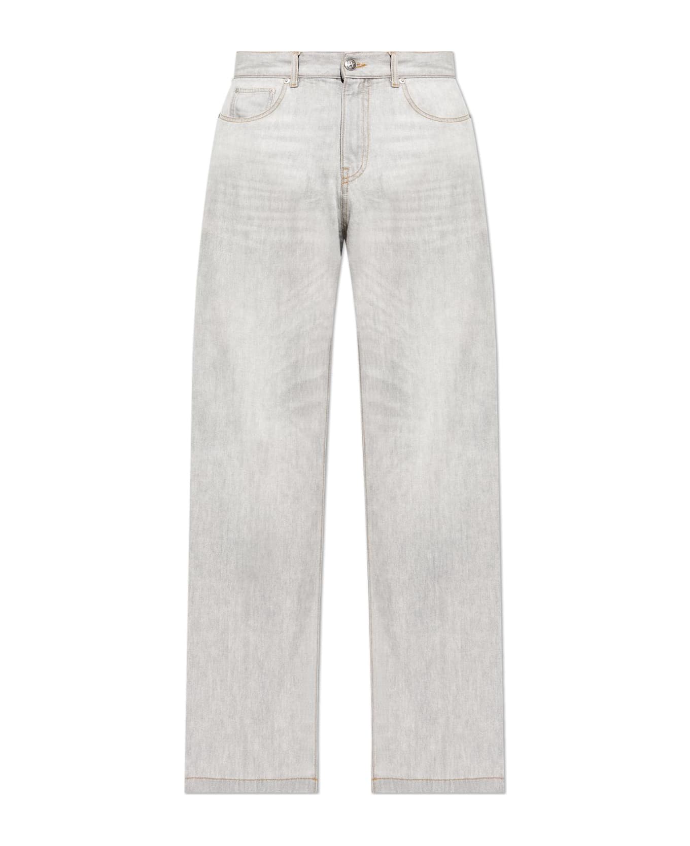 Palm Angels Jeans With Logo - GREY