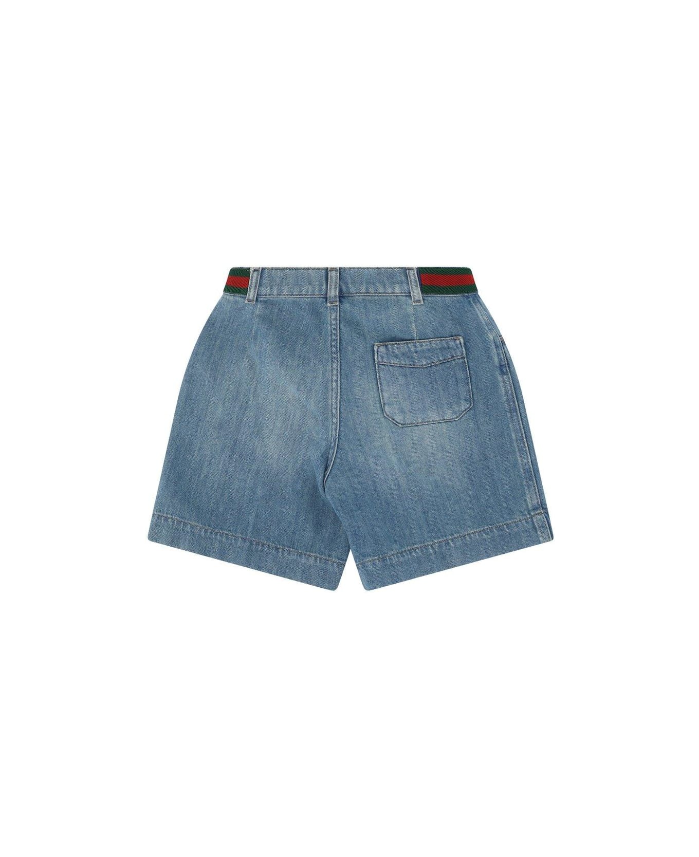 Gucci Denim Bermuda Shorts