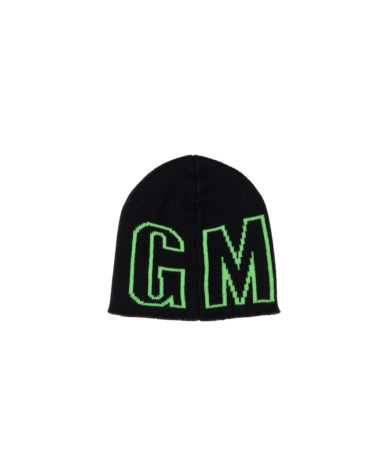 MSGM Beanie Hat With Logo - BLACK 帽子