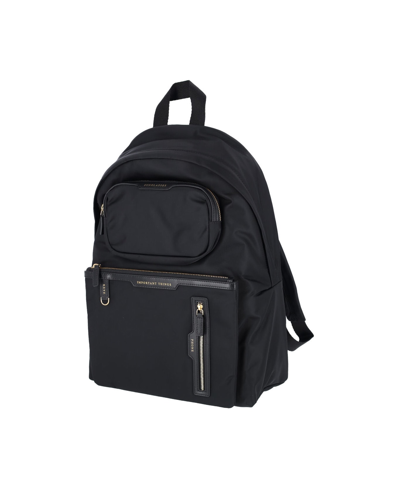 Anya Hindmarch Travel Backpack "luxury" - Black  