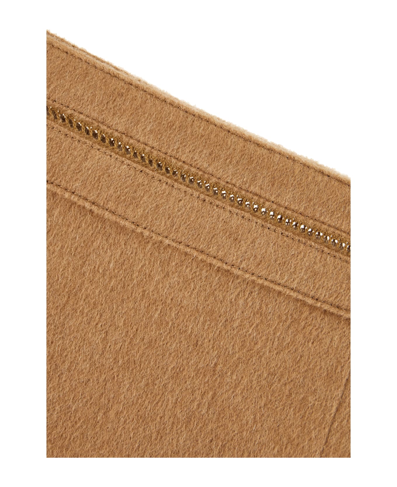 Max Mara Camel Wool Shorts - Cammello