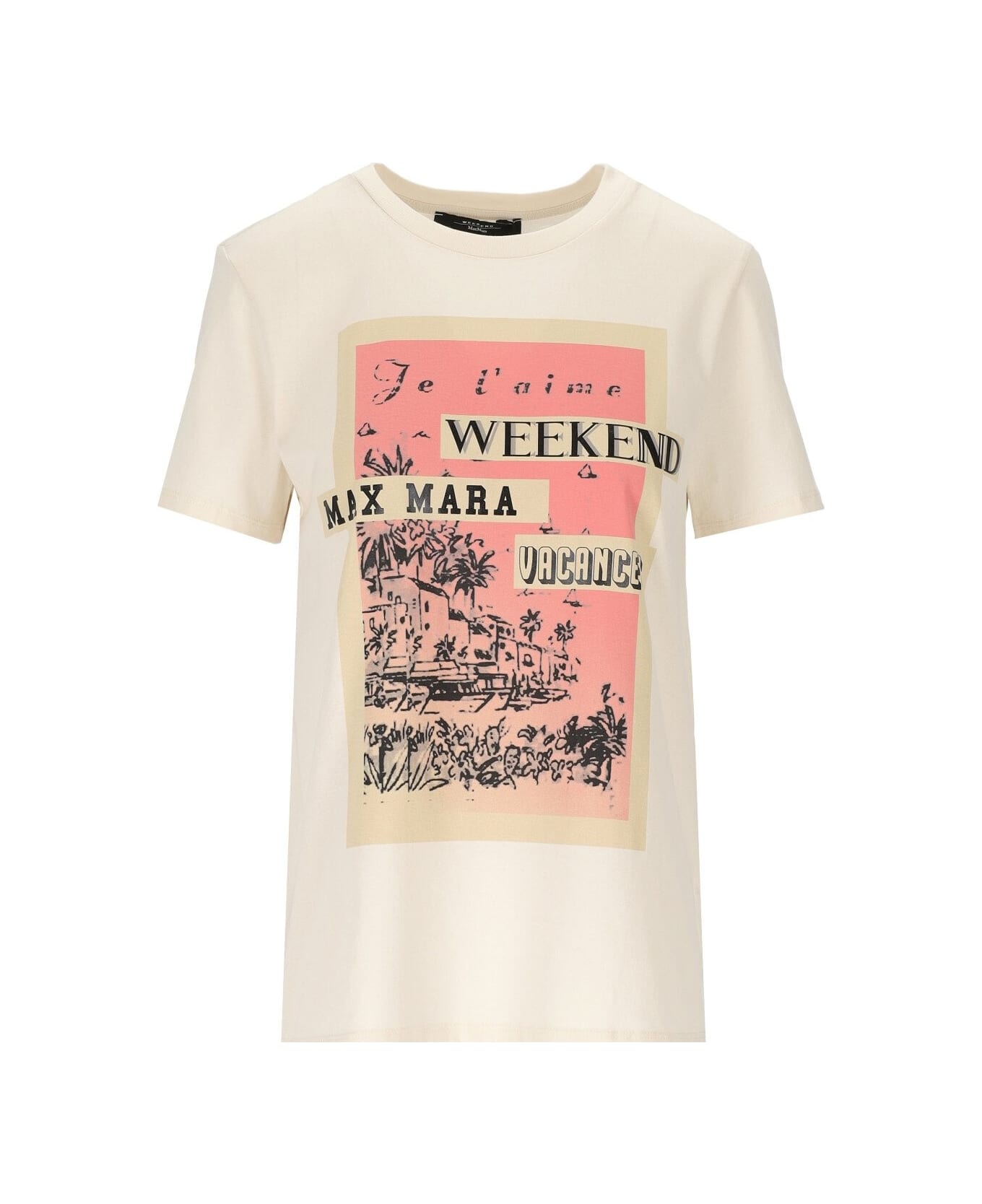 Weekend Max Mara Max Mara Weekend Murano Ivory T-shirt - Crema