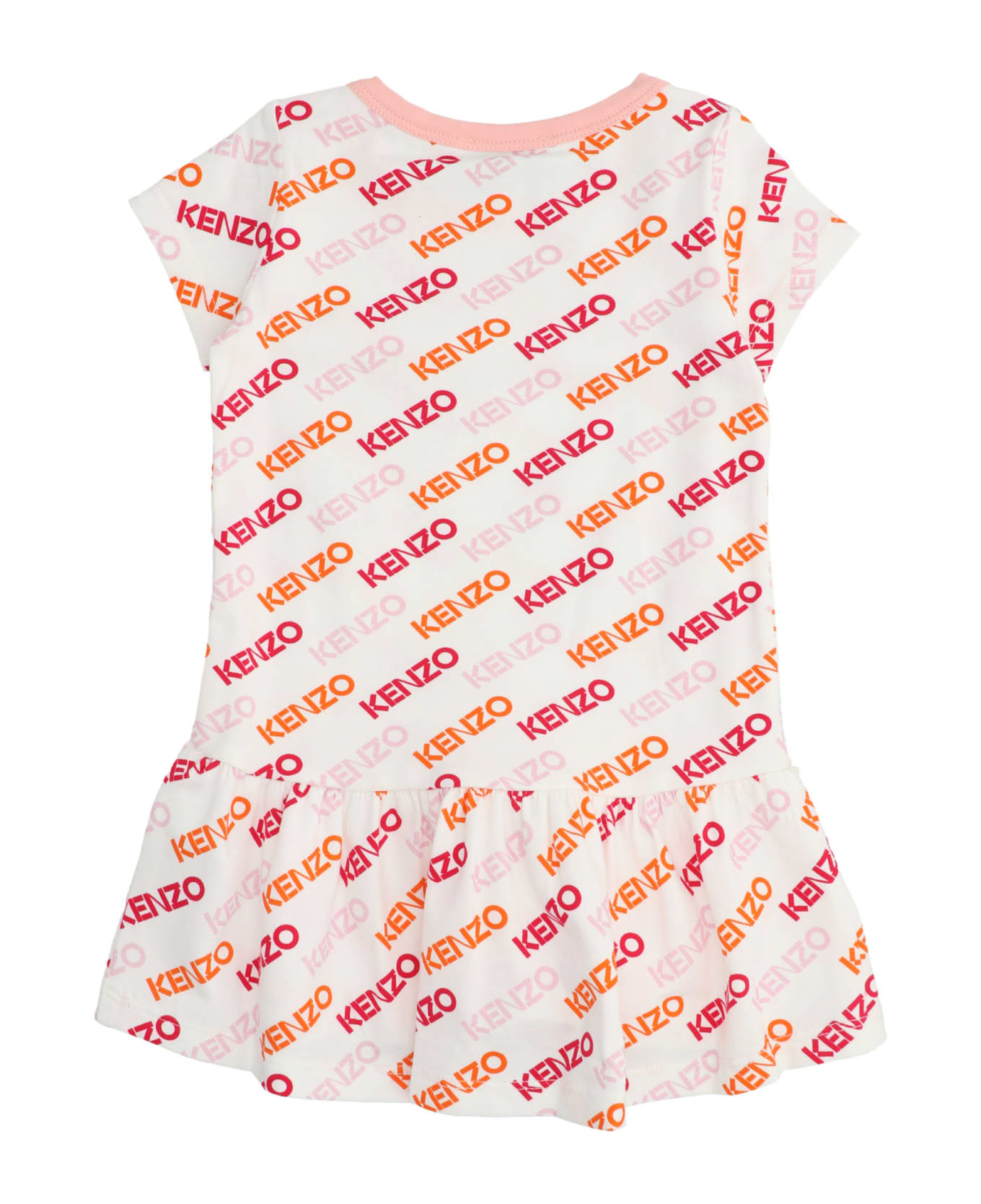Kenzo Kids Logo Print Dress - Multicolor