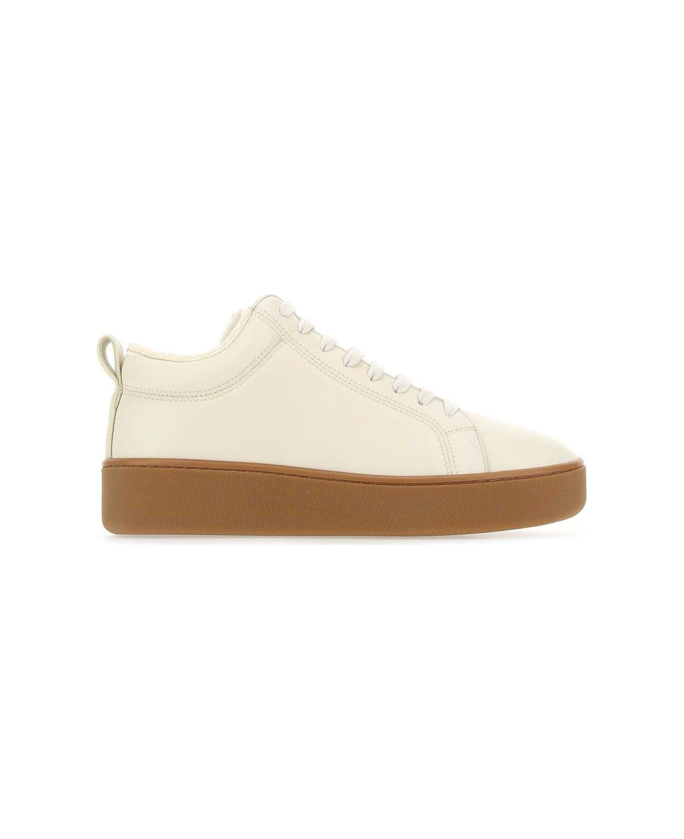 Bottega Veneta Chunky Flatform Sneakers - White
