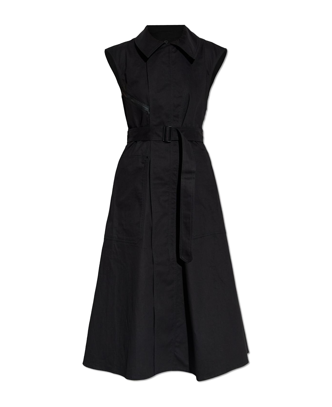 Y-3 Dress With Detachable Collar - Black